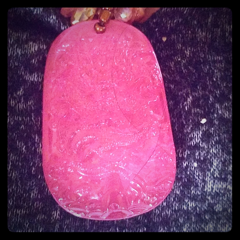 Rose quartz necklace